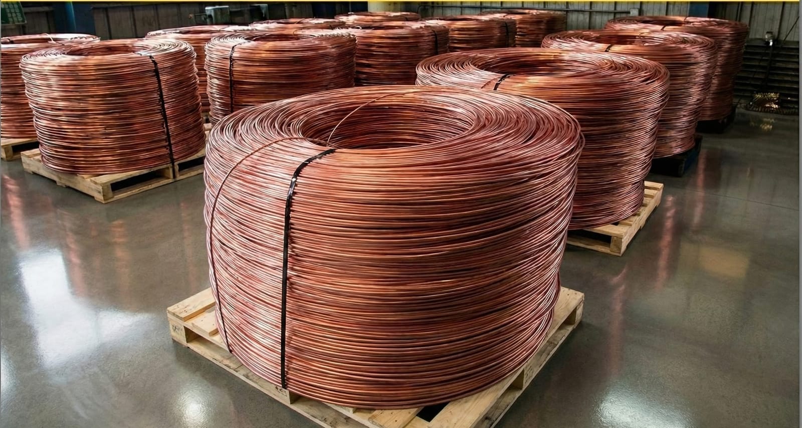 Copper and aluminium rods