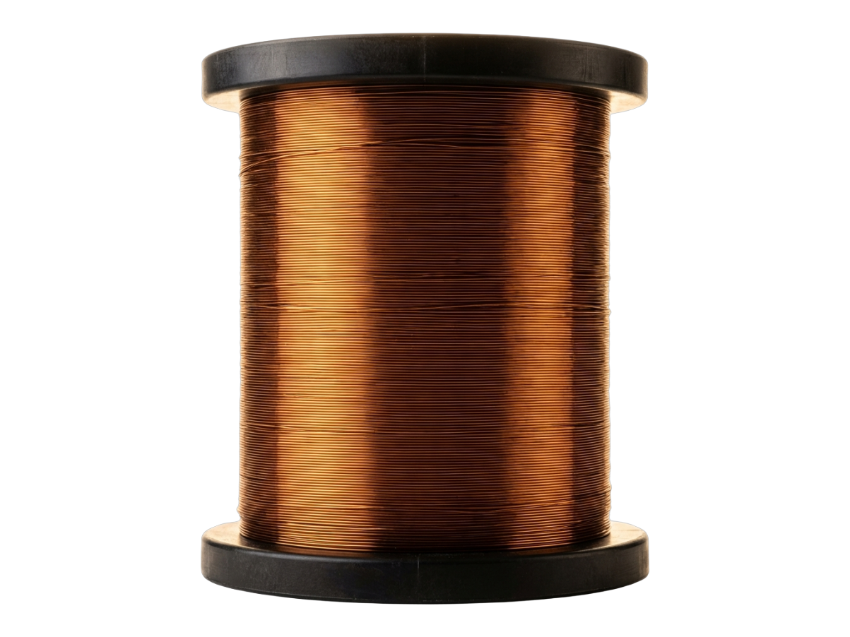Enamelled copper wire
