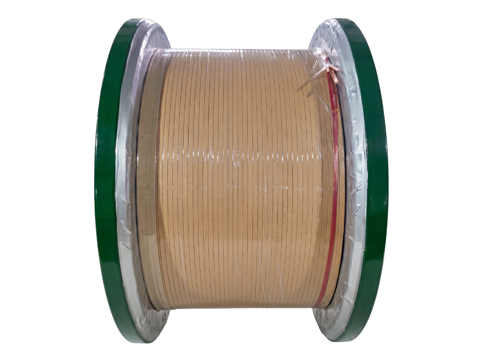 Paper covered copper strip